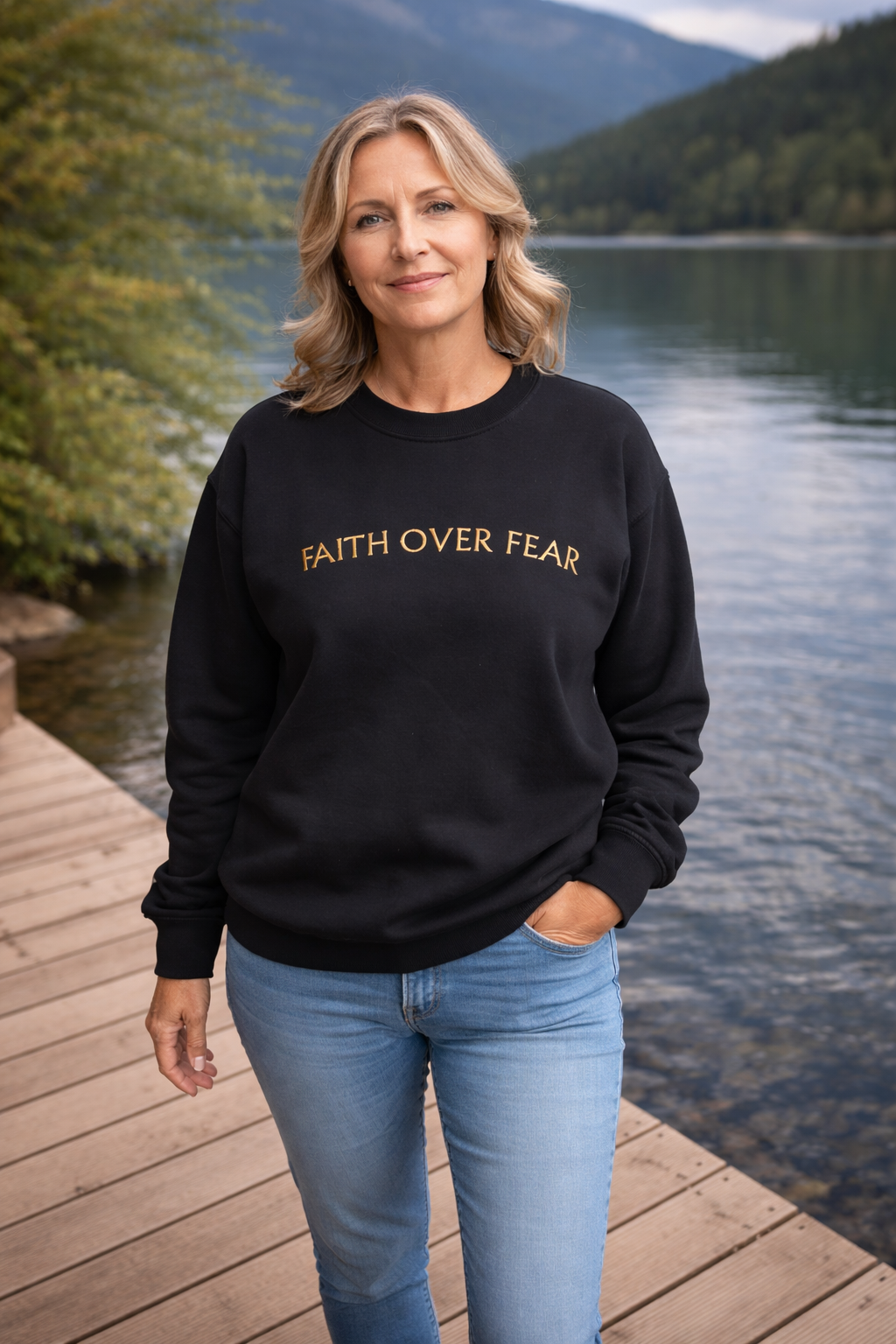 Faith Over Fear Sweater