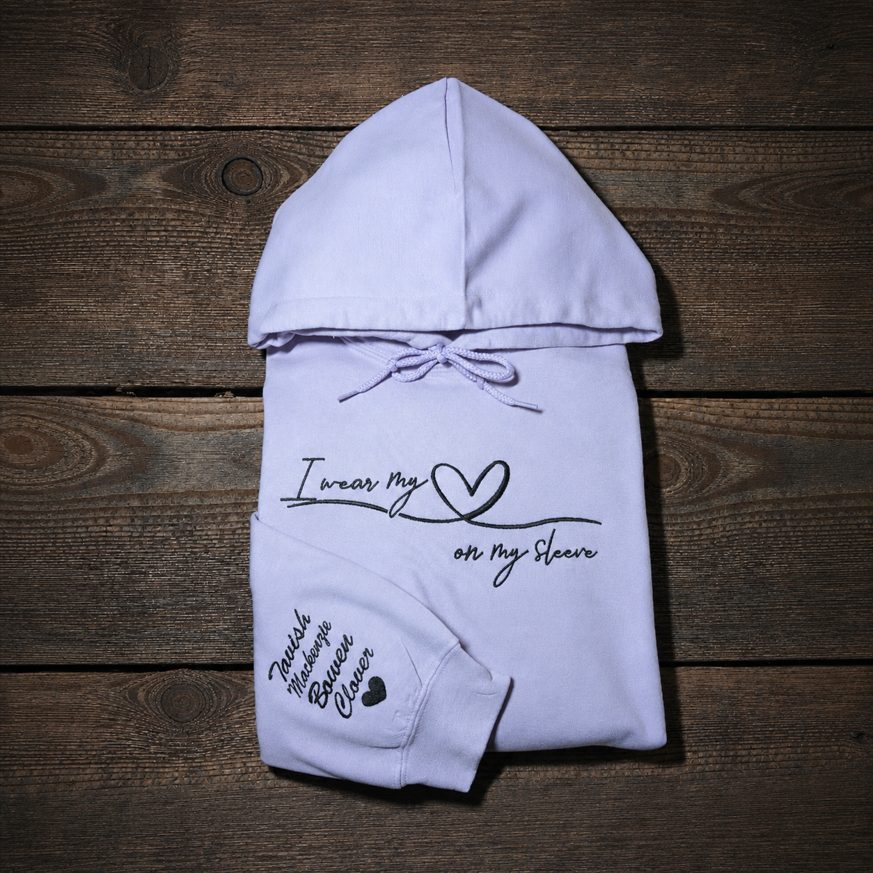 I Wear my Heart on My Sleeve 💜 Sweater