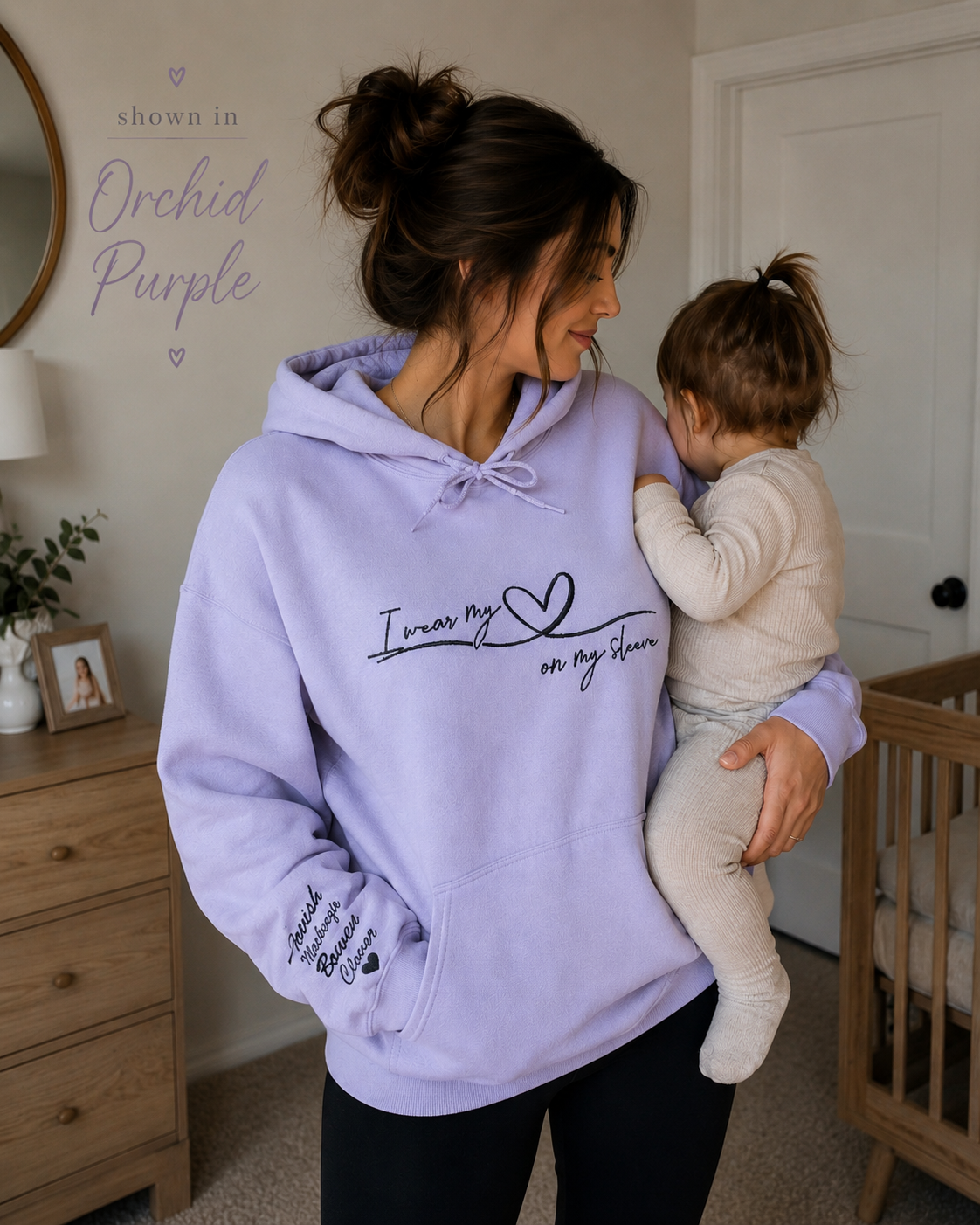 I Wear my Heart on My Sleeve 💜 Sweater